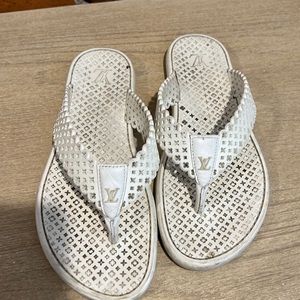 Authentic Louis Vuitton flip flops